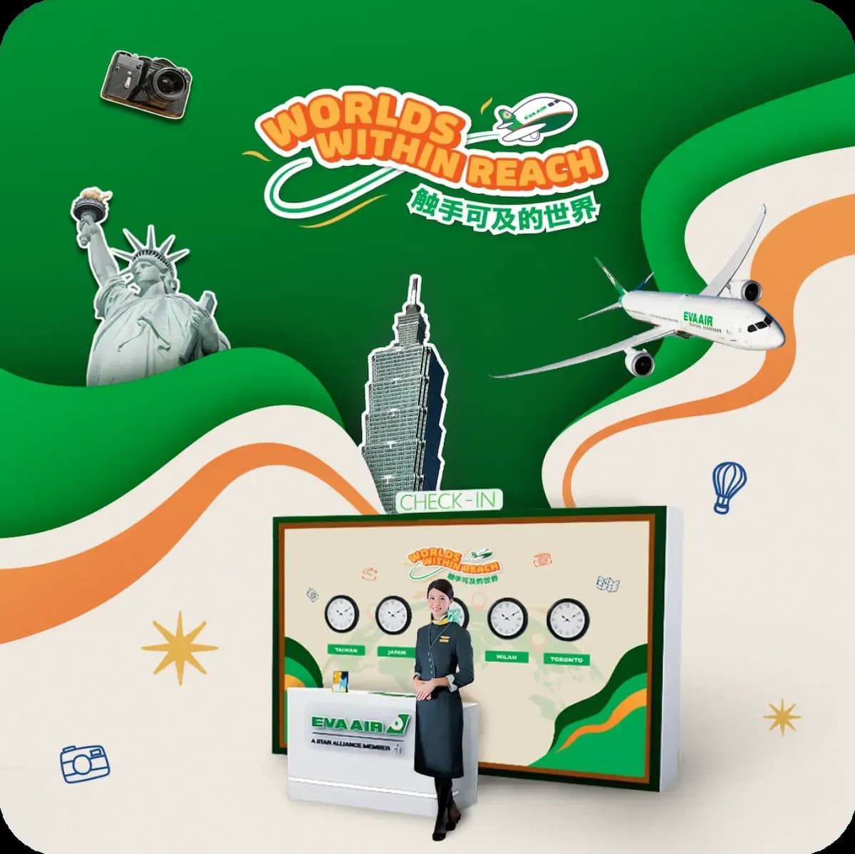 EVA Air: Worlds Within Reach